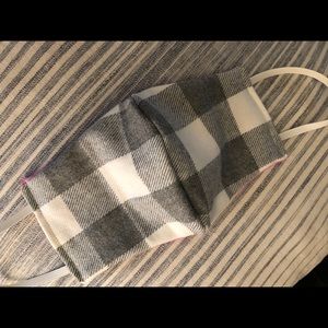 Plaid face mask